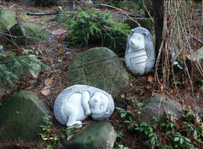 Garden decoration hedgehog terrace stone cartoon figures figure decorative statue